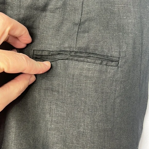 Yerse black linen shorts - Picture 6 of 12